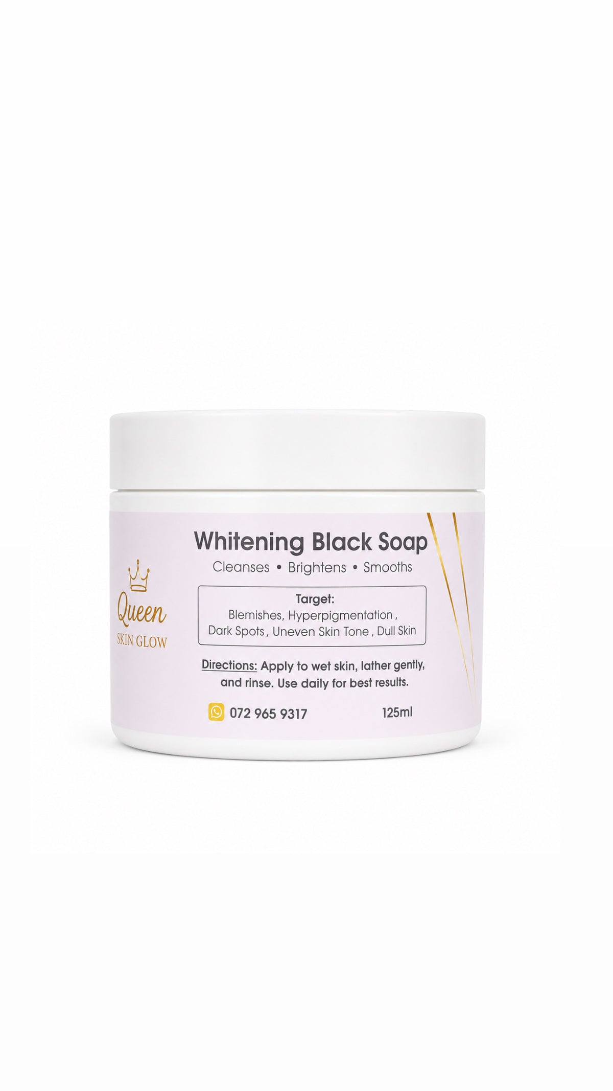 Whitening Black Soap (125ml)